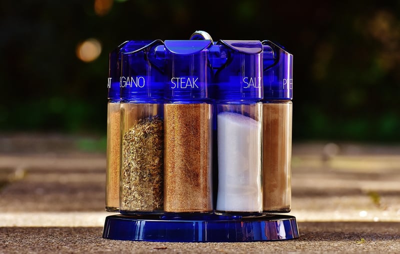Assortment of organic spices
